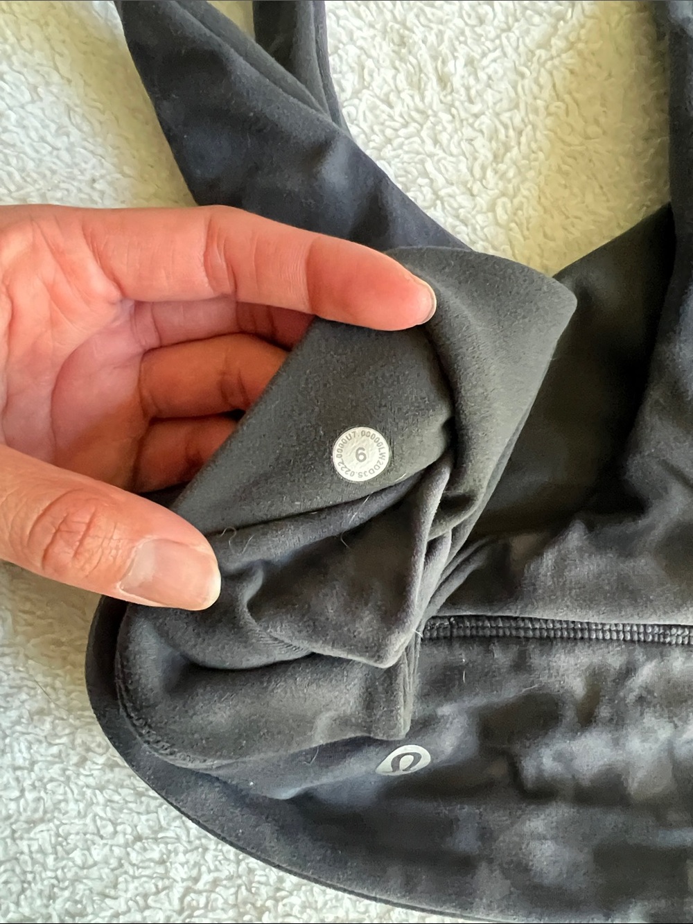 Lululemon Align Bra Diamond Dye Pitch Grey Graphite Grey/Graphite Grey - Size 6 - Picture 4 of 6